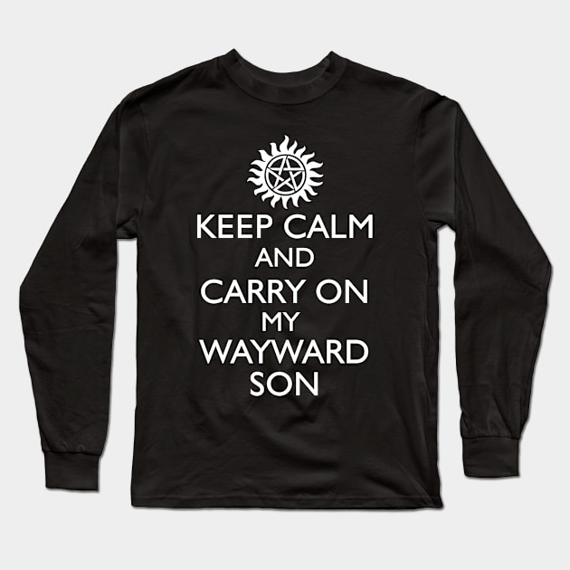 SUPERNATURAL - CARRY ON MY WAYWARD SON Long Sleeve T-Shirt by thischarmingfan